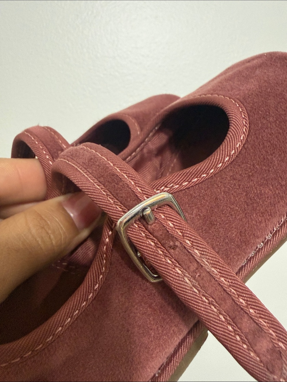 Zara Suede Kids Mary Jane Shoes - Picture 8 of 9